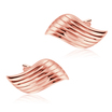 Wing Shaped Silver Stud Earring STS-5624